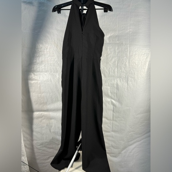 Julia Jordan Black Halter Sheath Jumpsuit - Picture 2 of 5
